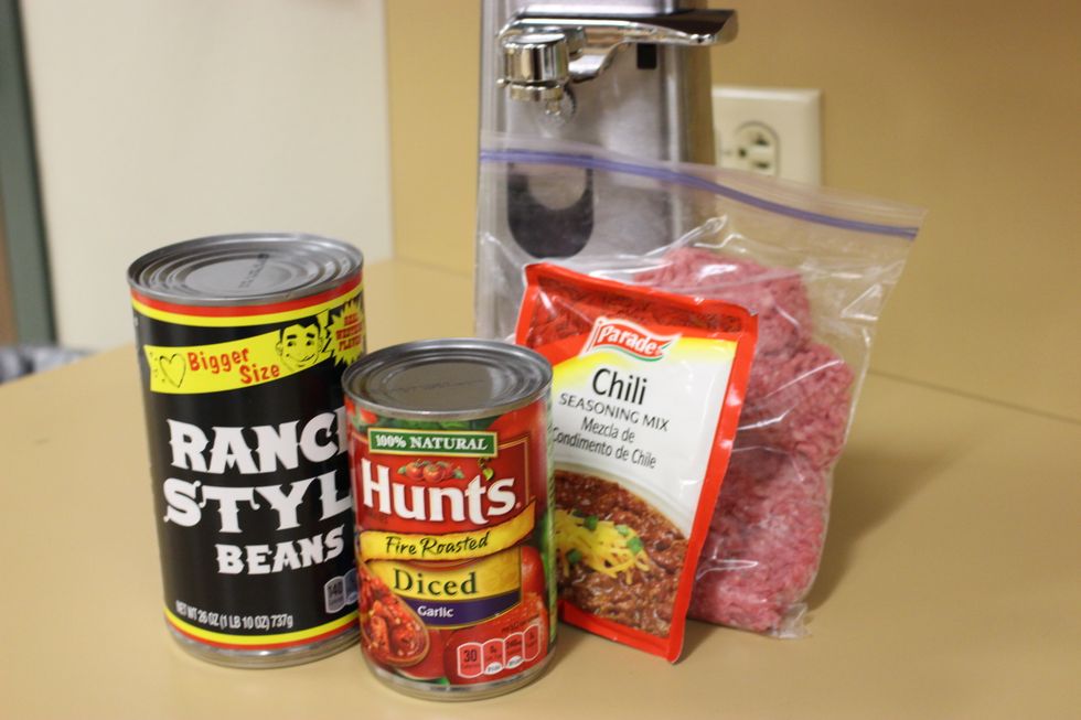 Gather ingredients.