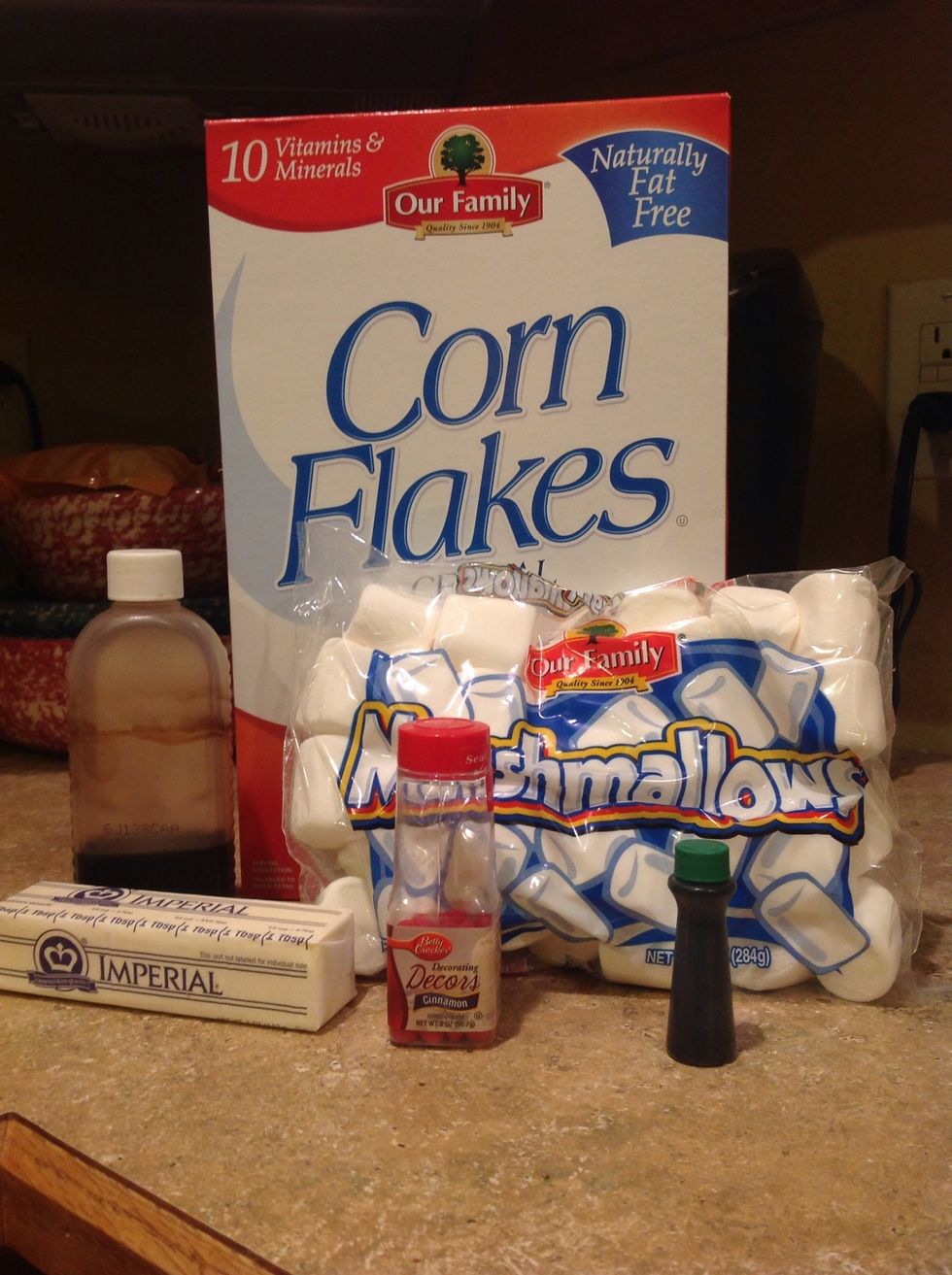 Gather ingredients.