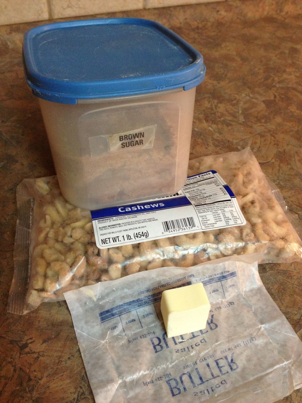 Gather ingredients.