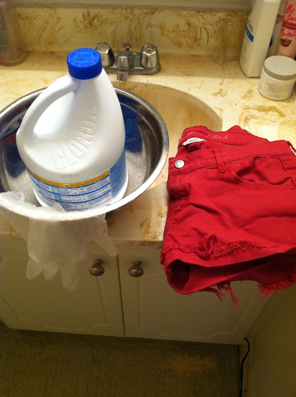 Gather materials. Also get an old tooth brush(optional)