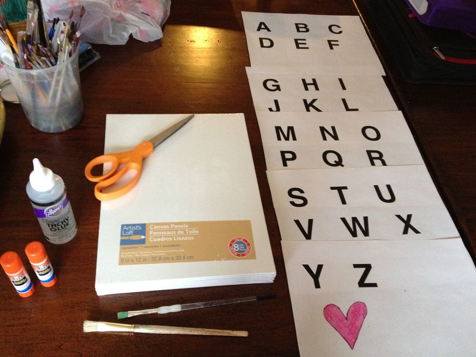 Gather materials (brush is optional)