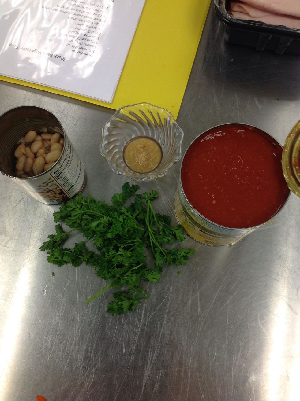 Gather other ingredients.