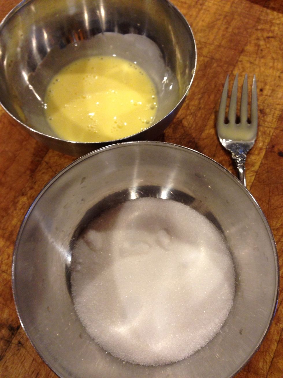 Gather some granulated sugar.