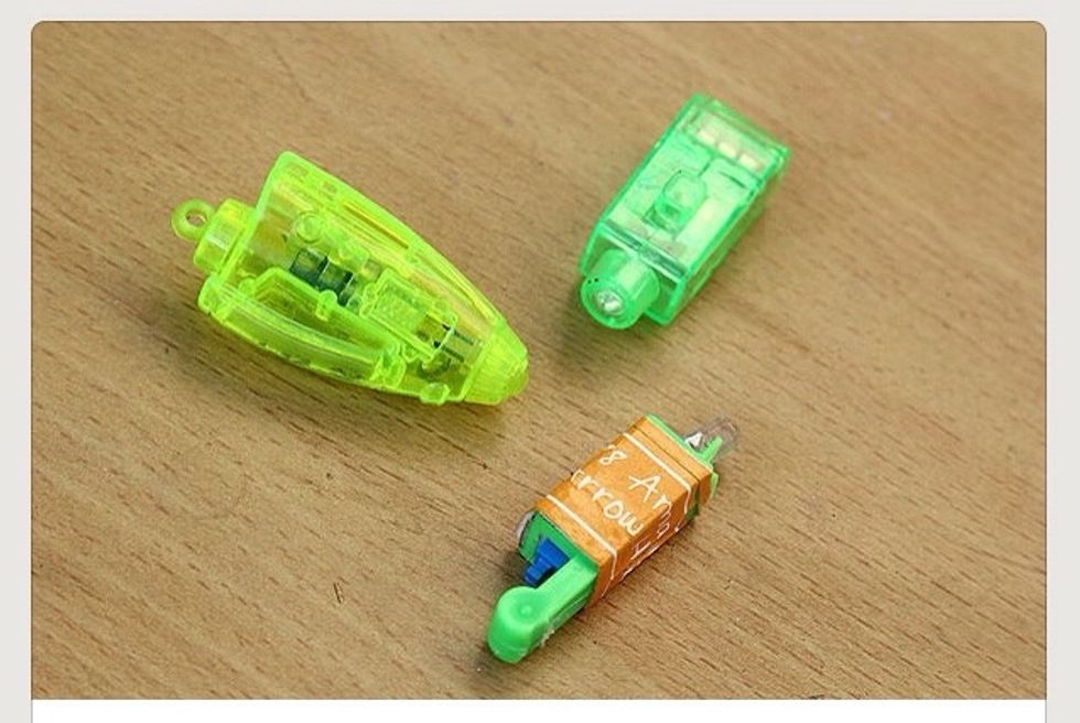 Gather some toy leds