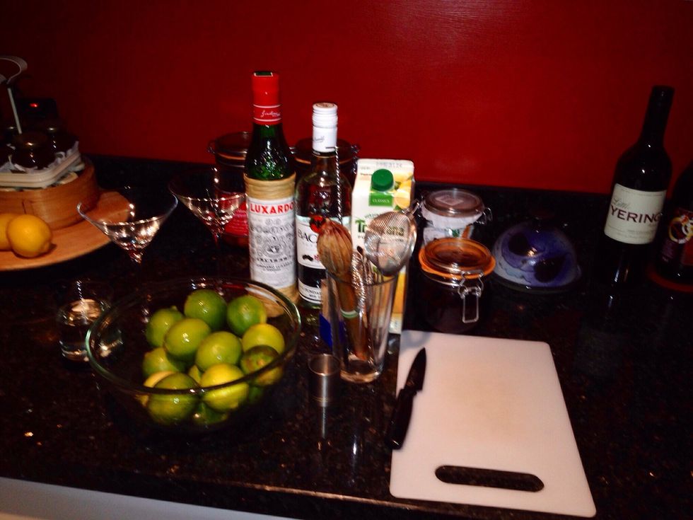 Gather stuff. It should all fit comfortably within a single photo like my stuff did, if you need to use the panoramic function then your stuff is too far apart, or you have to much stuff.