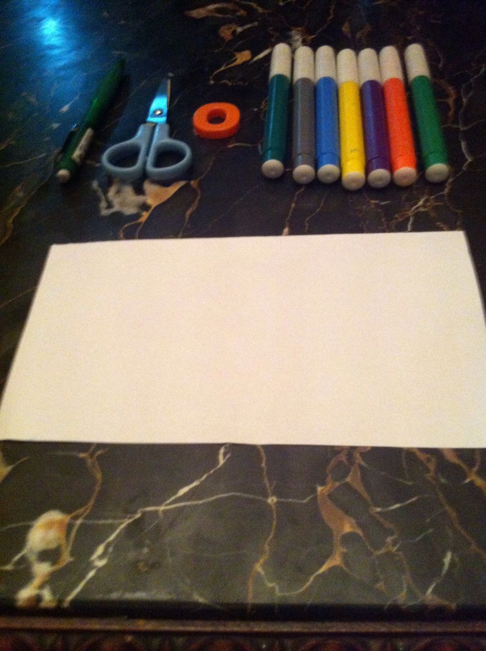 Gather supplies actually u will not need for the pencil