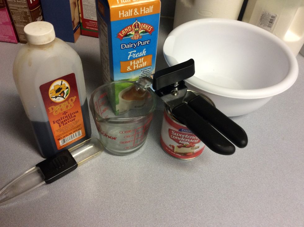 Gather supplies and Ingredients