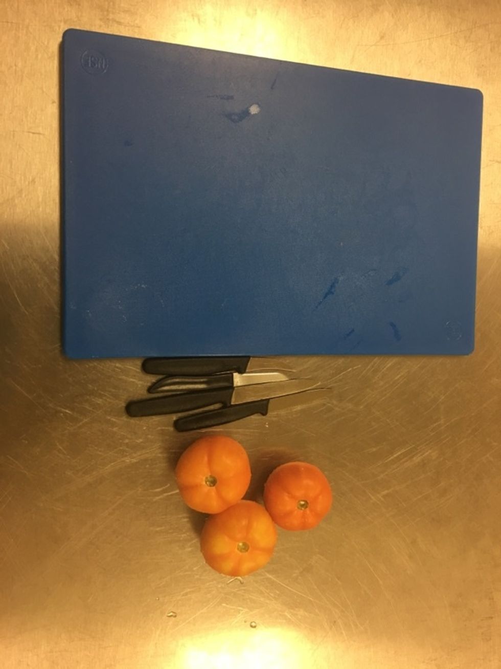 Gather supplies and rinse them well!