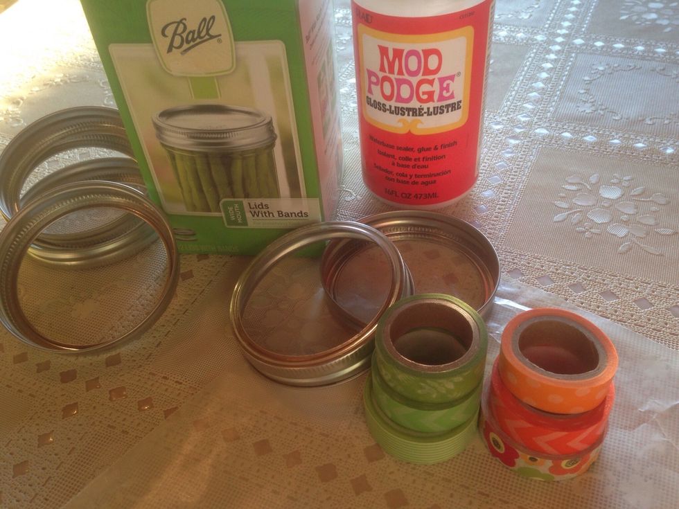 Gather supplies for pumpkin.