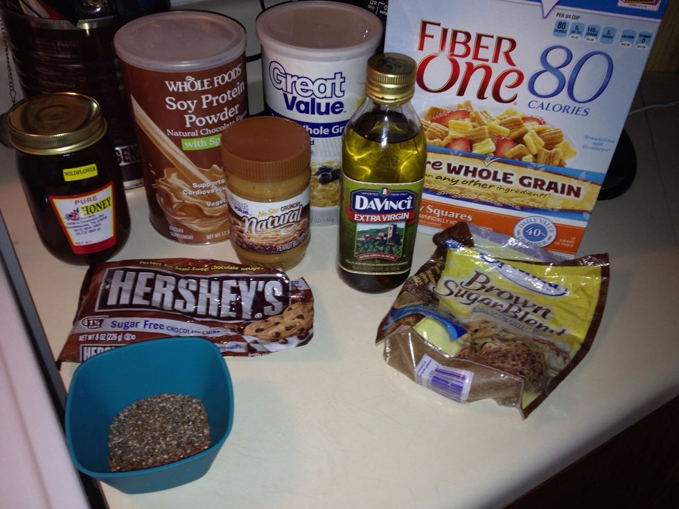 Gather supplies. You can use whatever cereal you want but this one was going stale :)