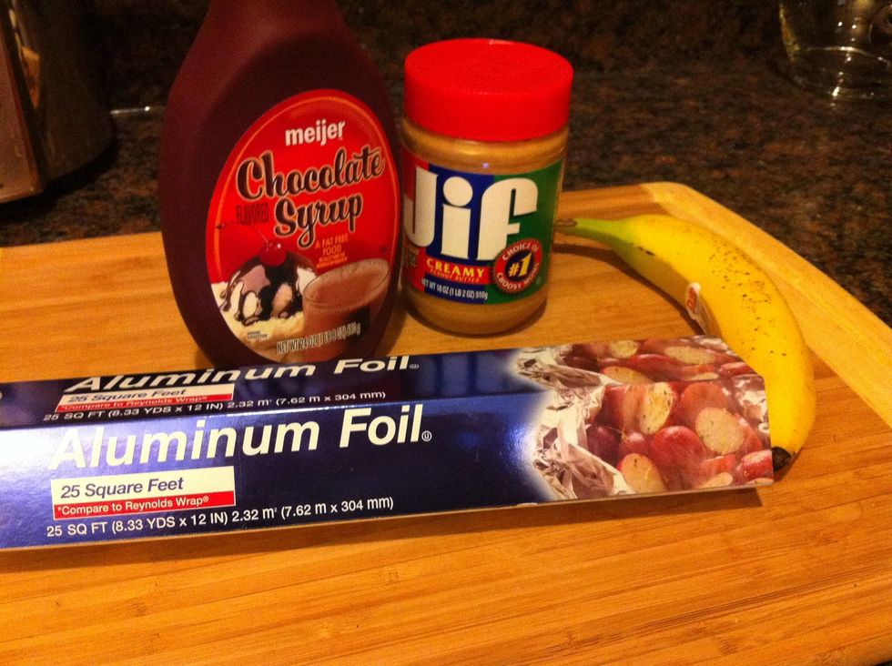 Gather supplies. You will also need a knife and a plate or some kind of container.