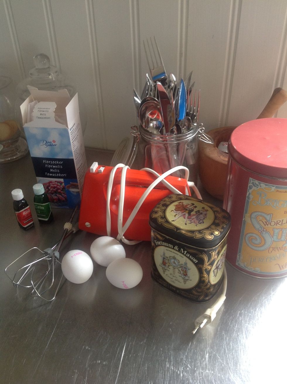 Gather the ingredients that's needed