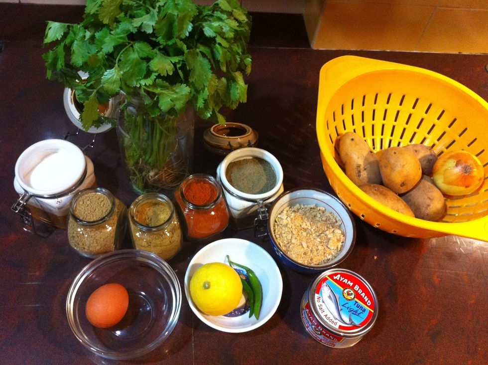 Gather the ingredients.