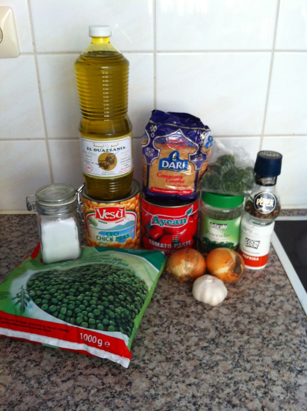 Gather the ingredients.