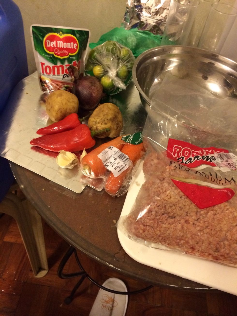 Gather the ingridients