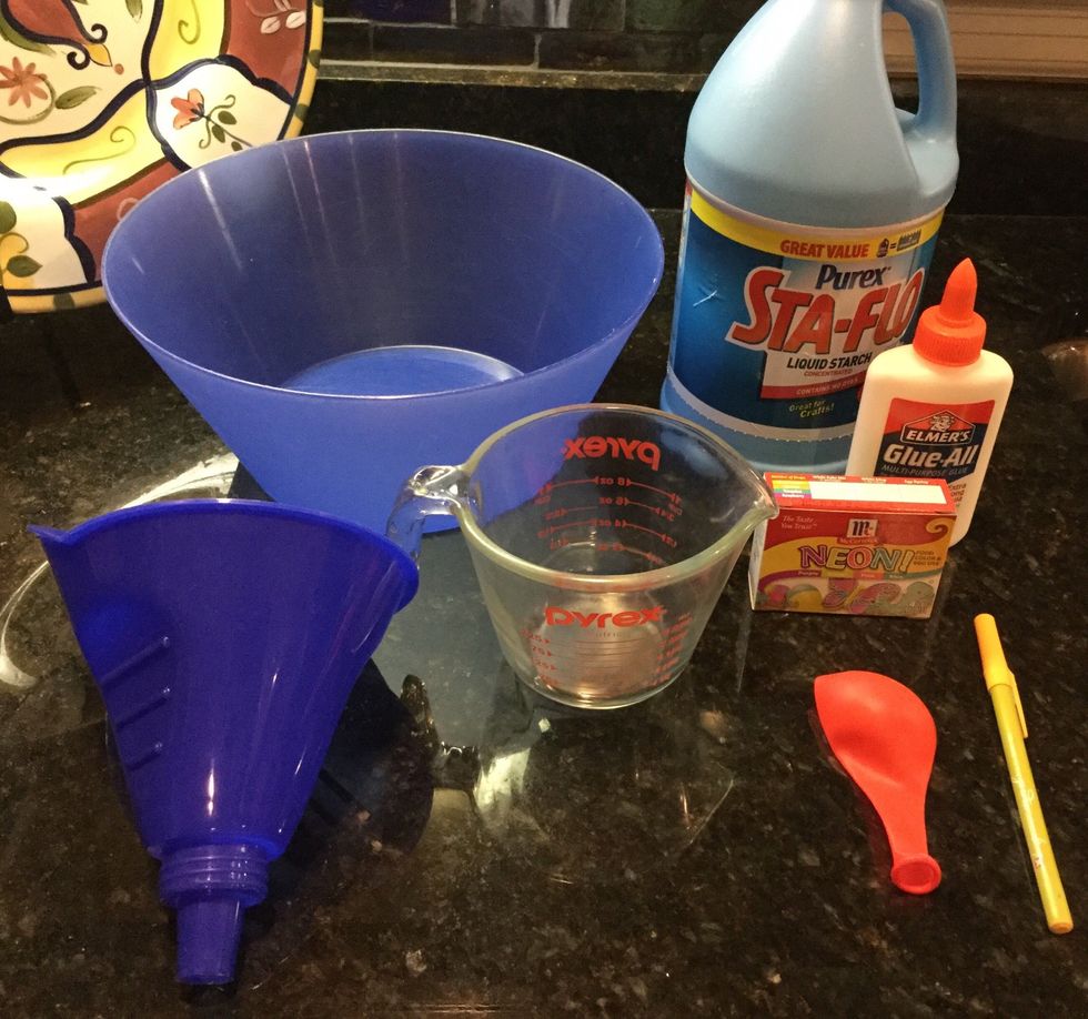 Gather the materials needed.