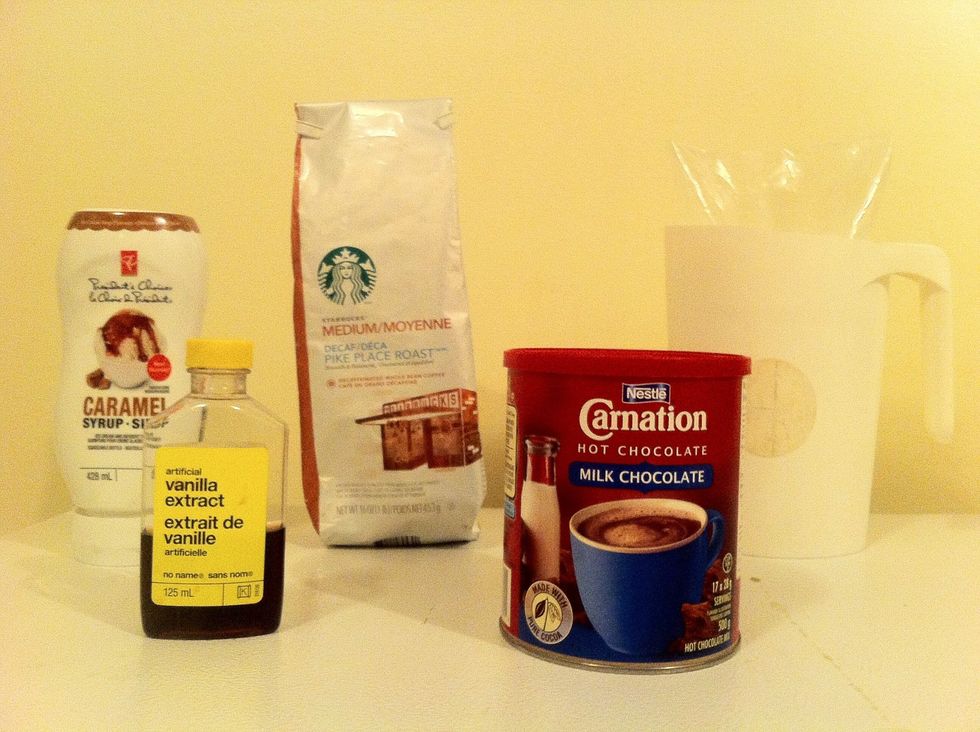 Gather the needed ingredients!