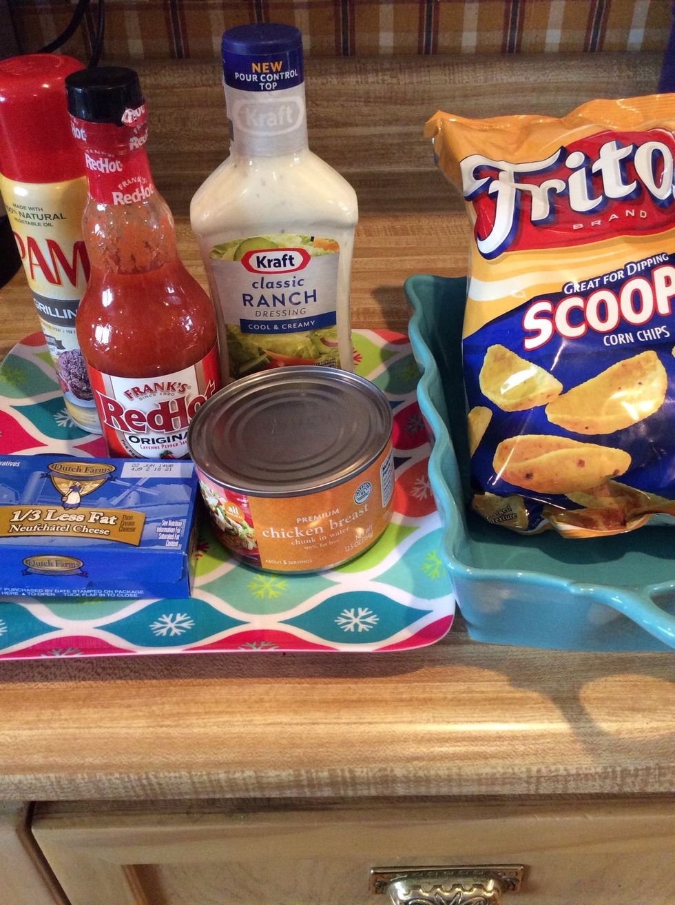 Gather up all of your supplies from the pantry.
