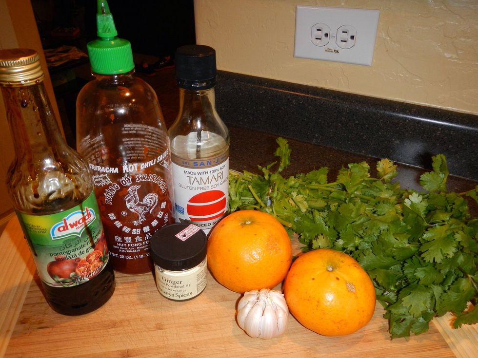 Gather up all your ingredients