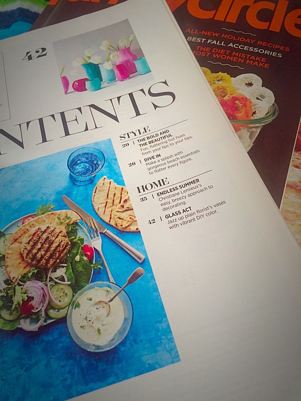 Gather up magazines with pictures of food in them. You will also need a pair of scissors and self-laminating sheets. I found a great 5-pack of the sheets at the Dollar Tree.