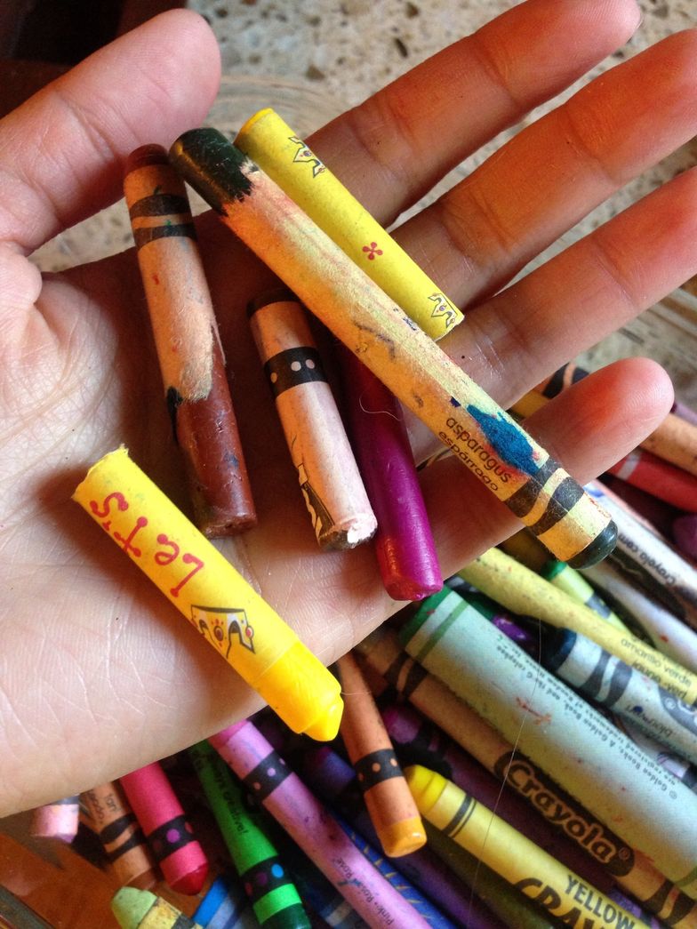 How to make recycled melted crayons - B+C Guides