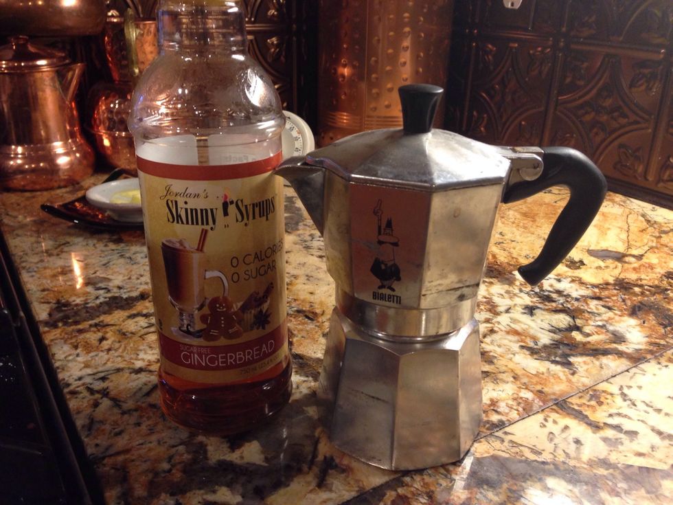 Gather your favorite syrup, or drink it black whatever floats your boat! ;)