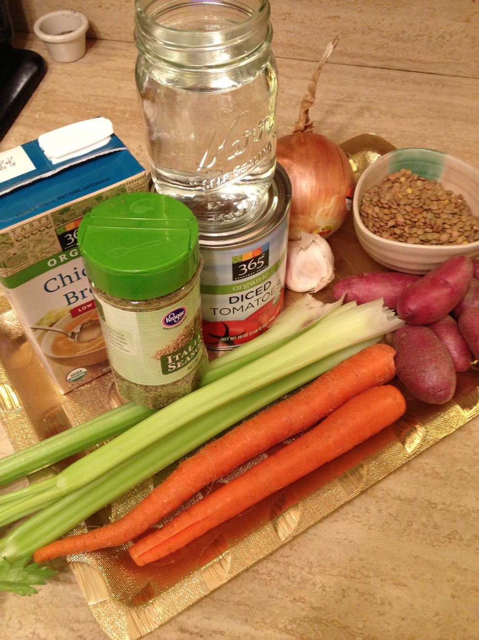 Gather your ingredients and get ready to prep.