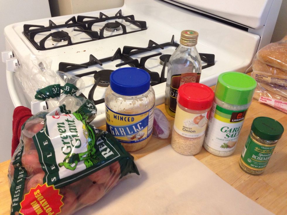 Gather your ingredients and turn your grill on high heat.