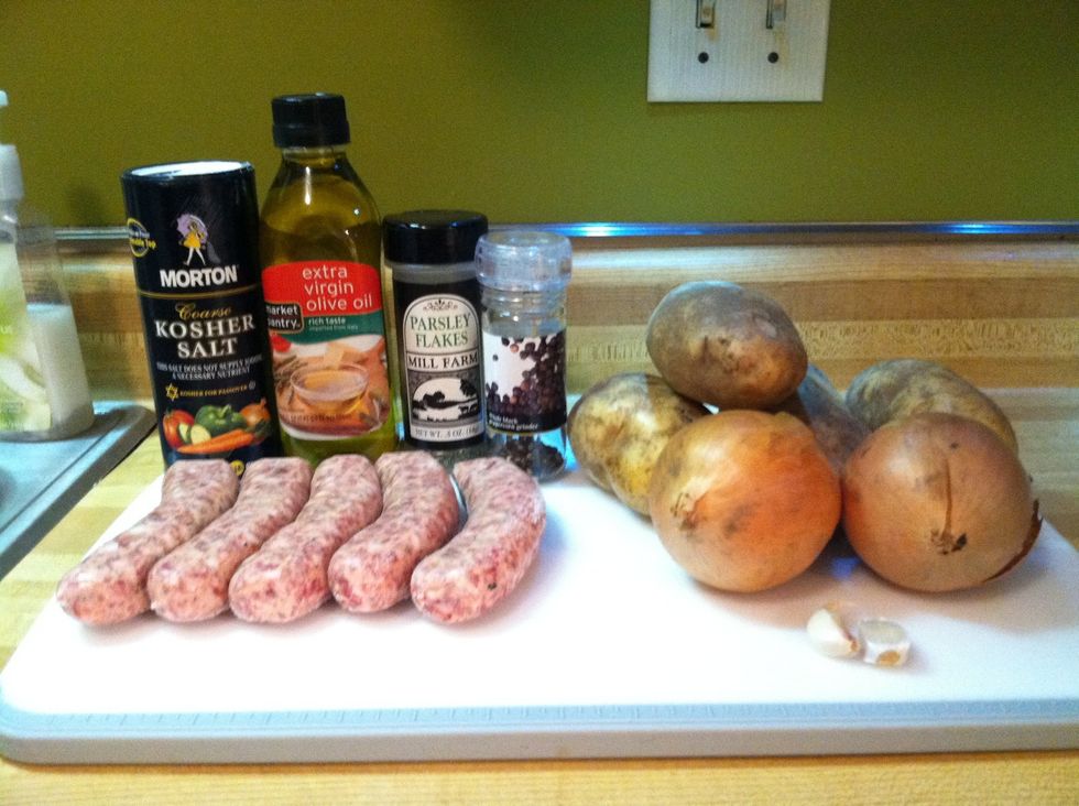 Gather your ingredients (double tap for larger photo)