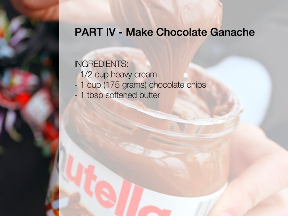 Gather your ingredients for Chocolate Ganache.