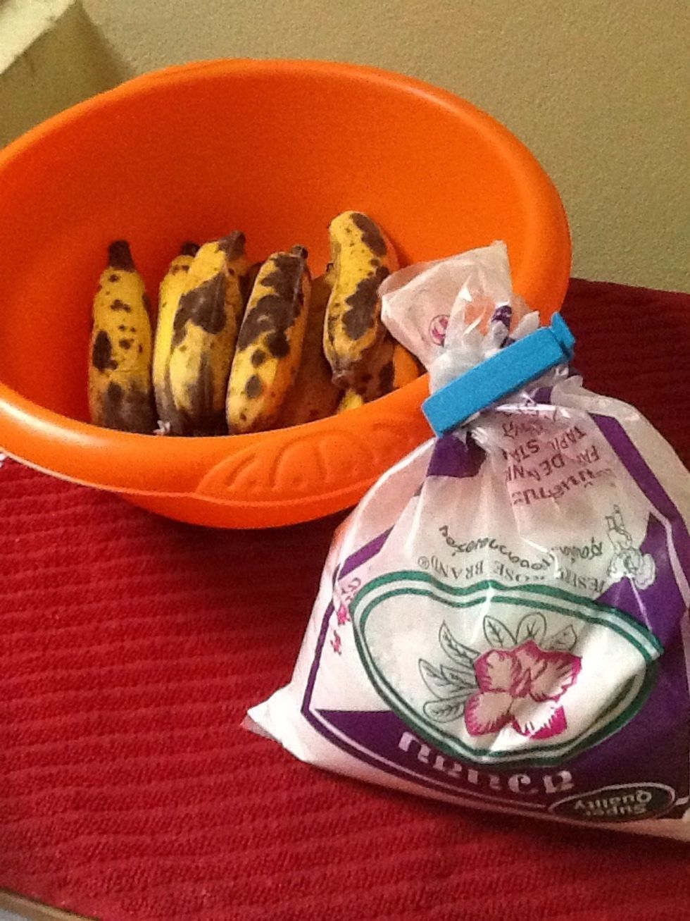 Gather your ingredients. I forgot to take a picture with the eggs...