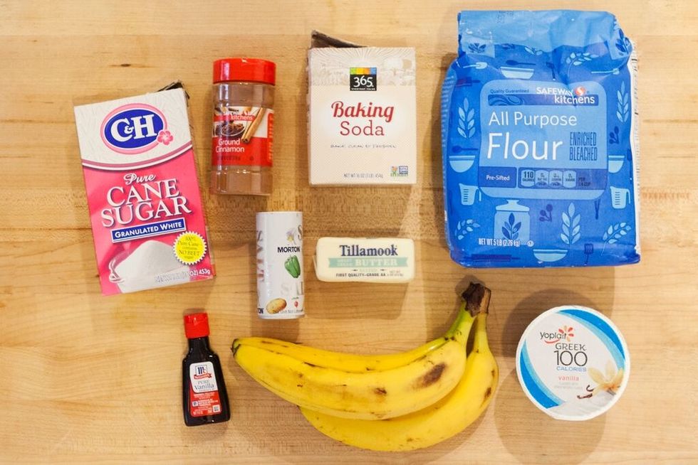 Gather your ingredients. Preheat oven to 350 degrees F.