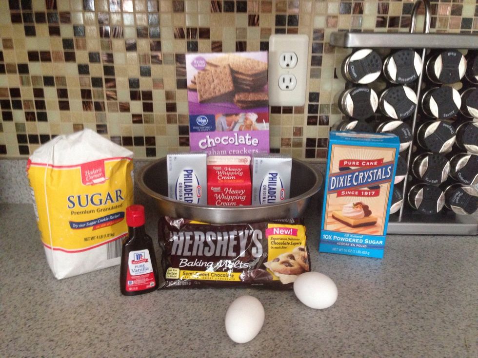Gather your ingredients. Preheat your oven to 350\u00b0