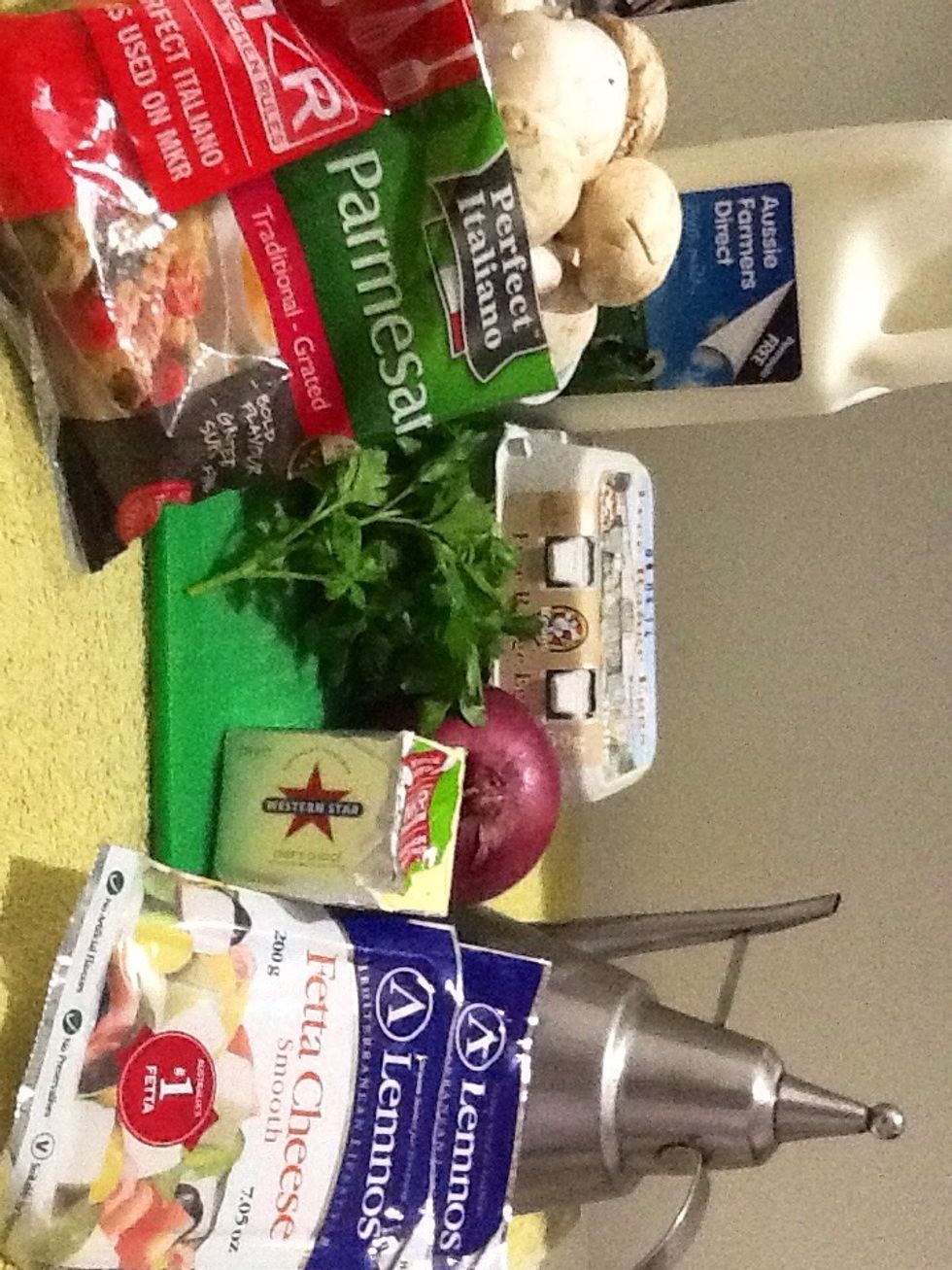 GATHER YOUR INGREDIENTS  see a list on previous page