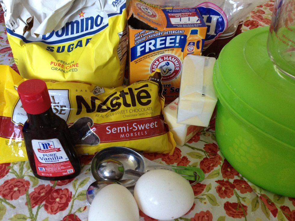 Gather your ingredients (see specifics under Supplies).