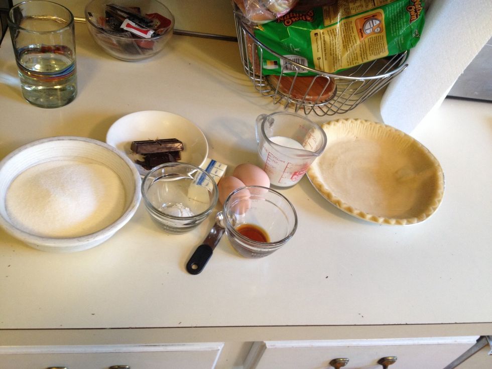 Gather your ingredients.
