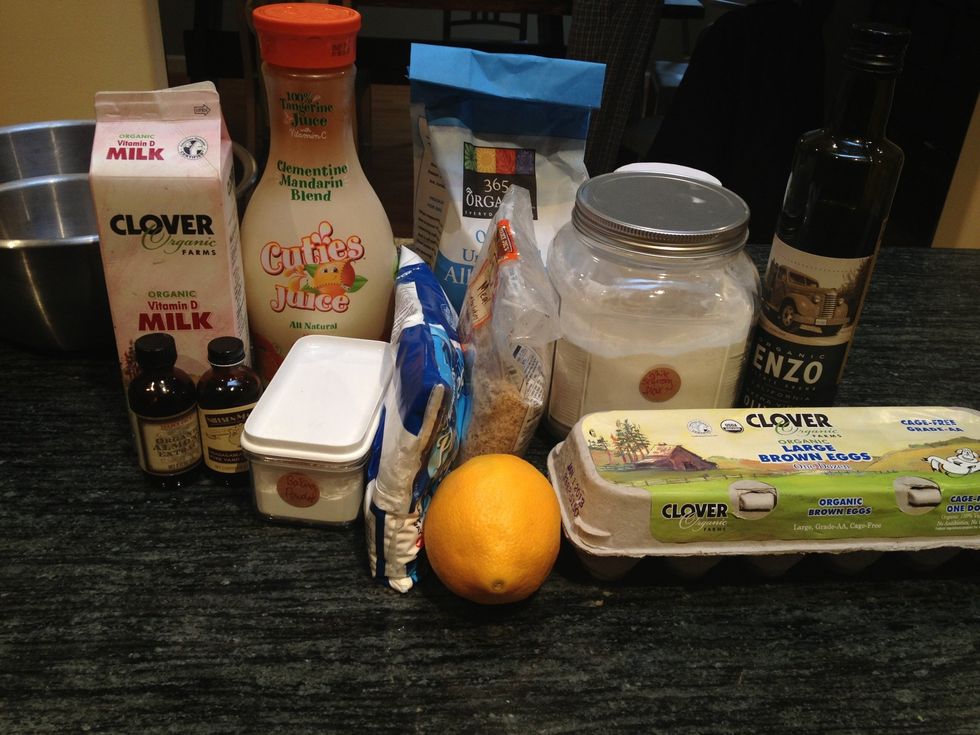 Gather your ingredients.
