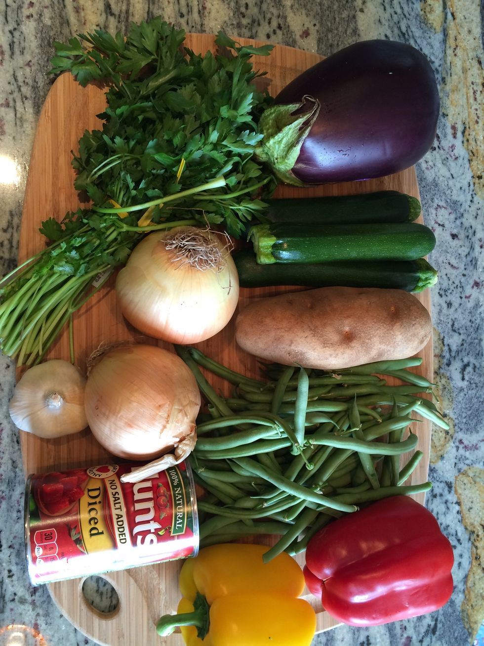 Gather your ingredients.