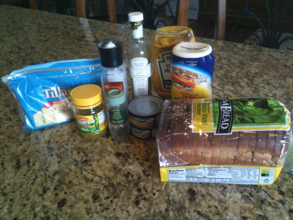 Gather your ingredients.