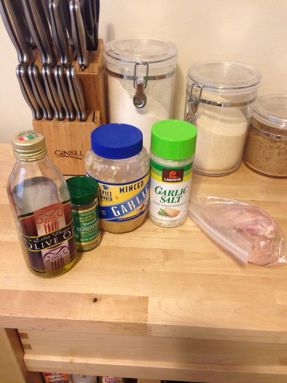 Gather your ingredients.