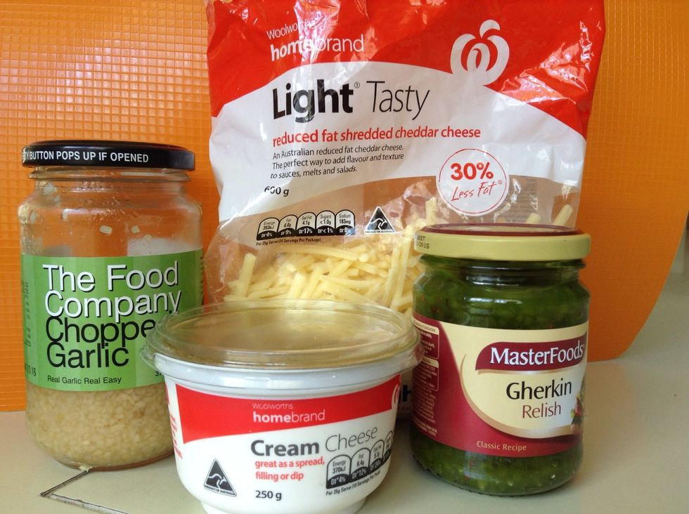 Gather your ingredients.