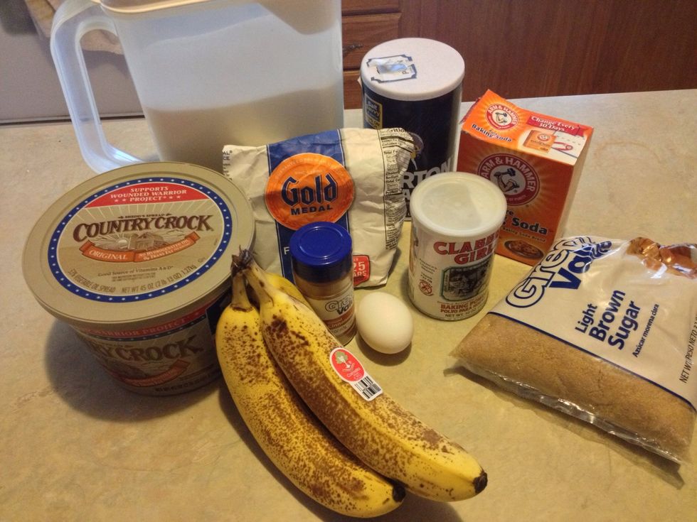 Gather your ingredients.