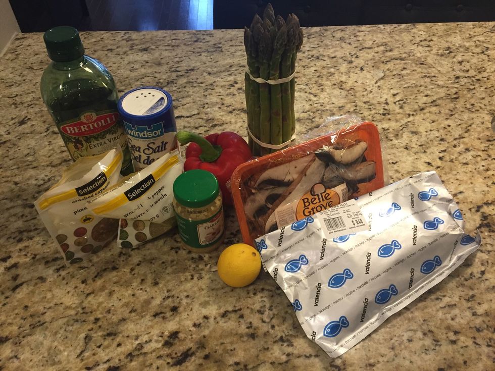 Gather your ingredients.