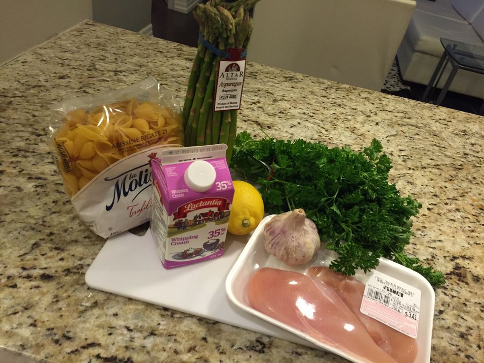 Gather your ingredients.