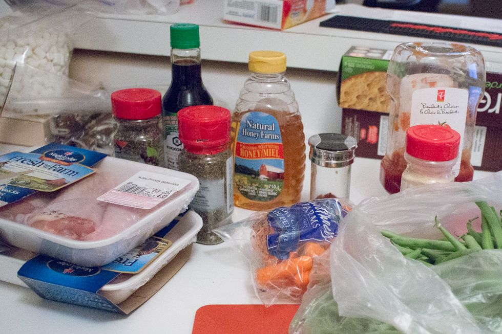 Gather your ingredients.