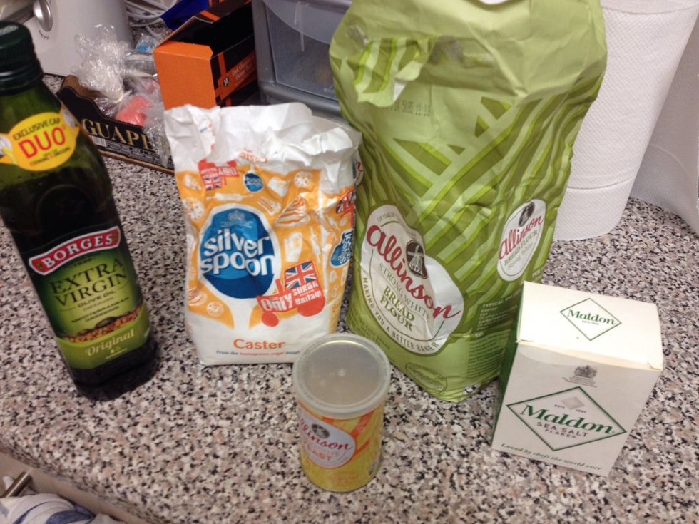 Gather your ingredients.