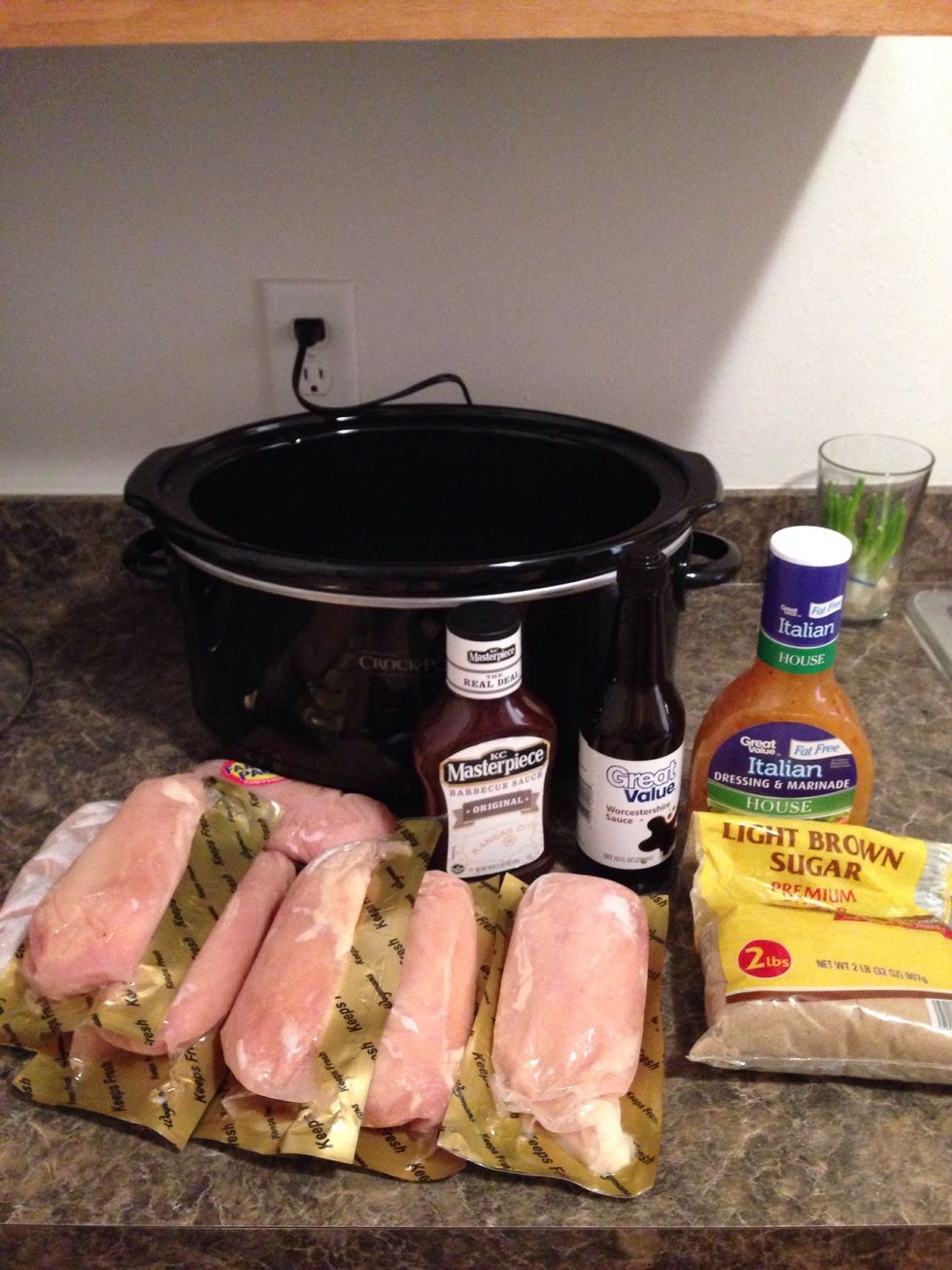 Gather your ingredients.