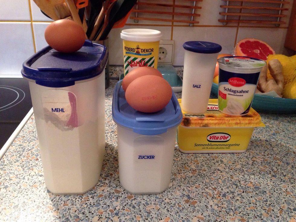 Gather your ingredients.