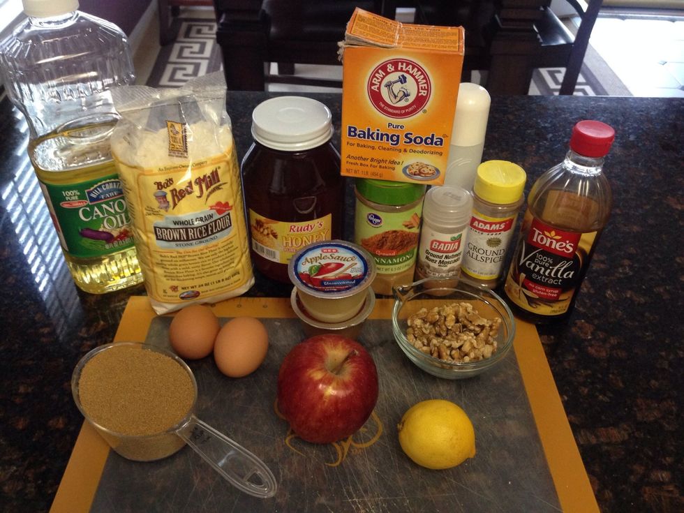 Gather your ingredients!