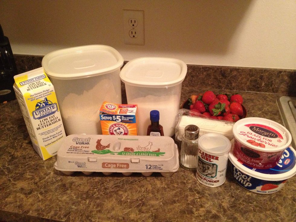Gather your ingredients.